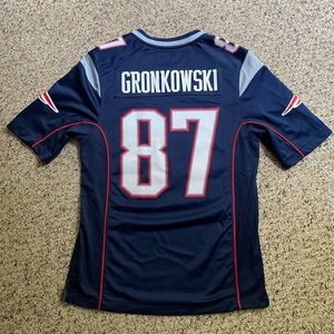 Small Men’s NFL Patriots Jersey - Rob Gronkowski - #87